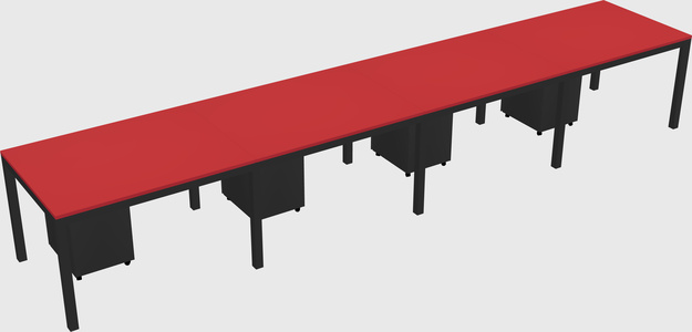 Rectangular desk