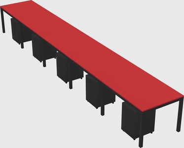 Rectangular desk