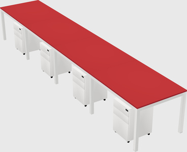 Rectangular desk