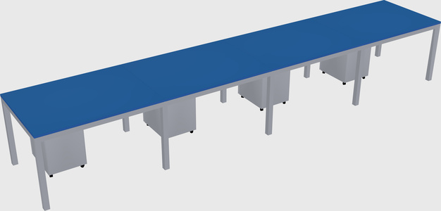 Rectangular desk