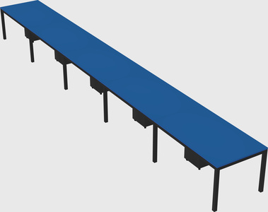 Rectangular desk