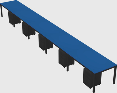 Rectangular desk