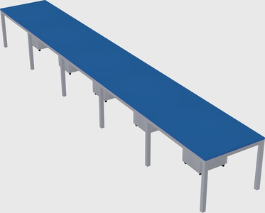 Rectangular desk