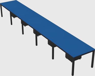 Rectangular desk