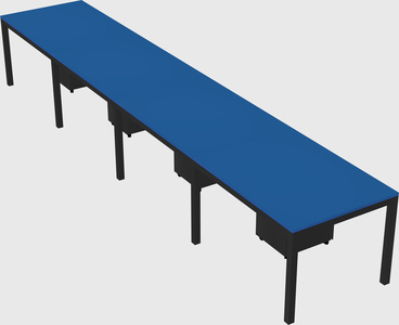 Rectangular desk
