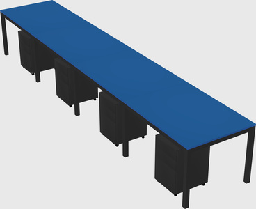 Rectangular desk