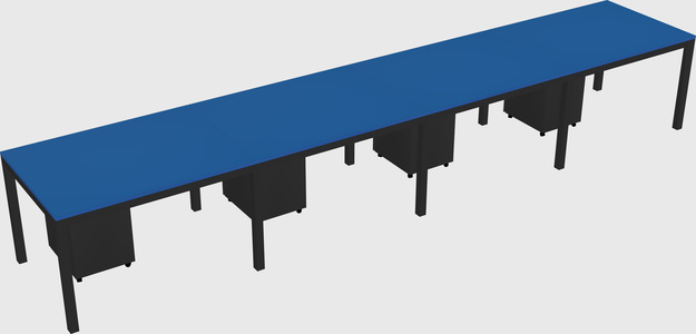 Rectangular desk