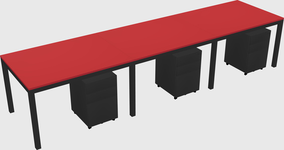 Rectangular desk