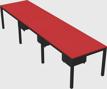 Rectangular desk