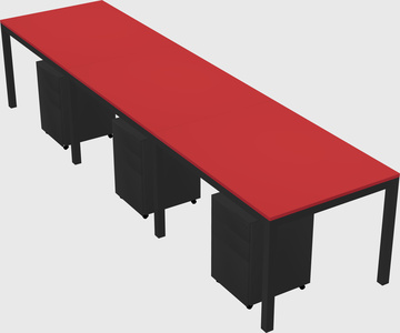 Rectangular desk