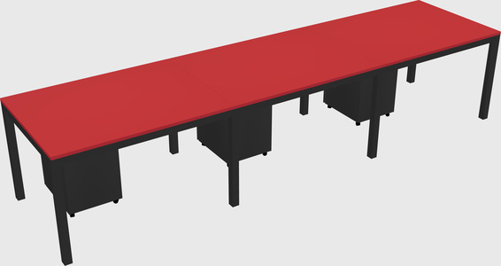 Rectangular desk