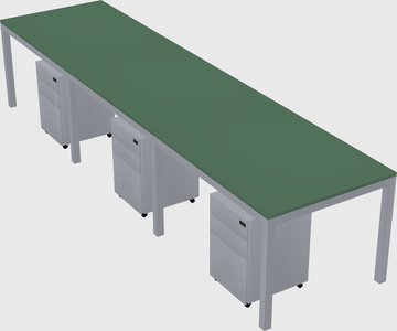 Rectangular desk