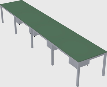 Rectangular desk