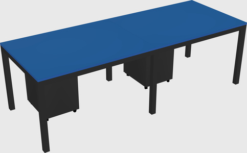 Rectangular desk