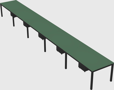 Rectangular desk