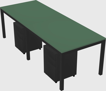Rectangular desk