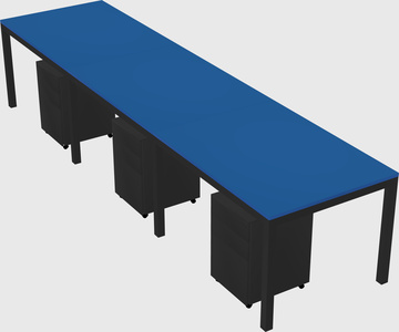 Rectangular desk