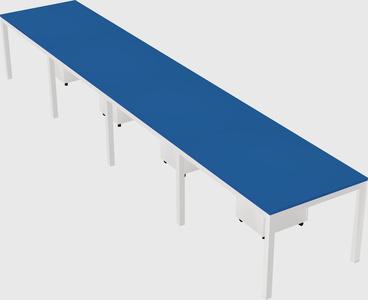 Rectangular desk