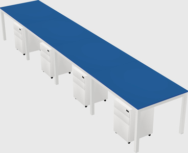 Rectangular desk