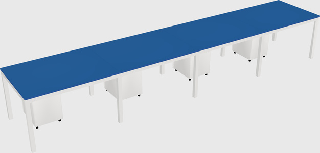 Rectangular desk