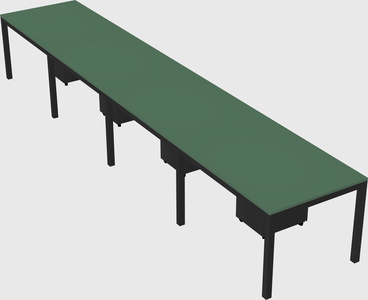 Rectangular desk