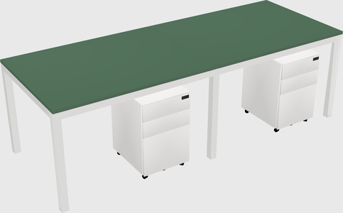 Rectangular desk