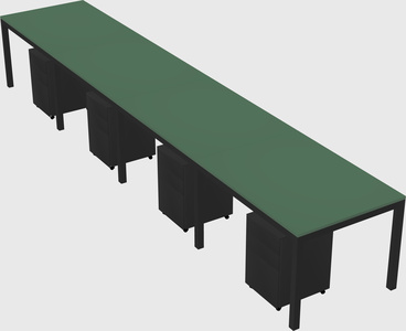Rectangular desk