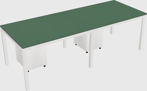 Rectangular desk