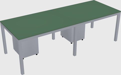 Rectangular desk