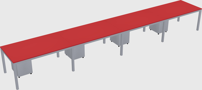 Rectangular desk