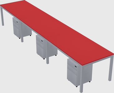 Rectangular desk