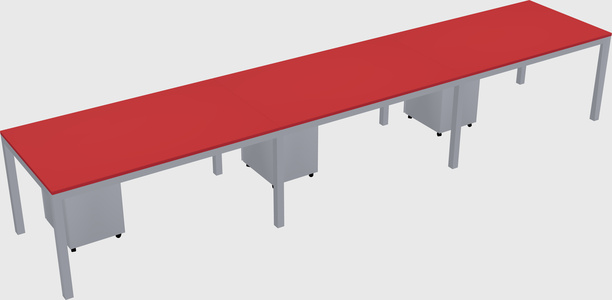 Rectangular desk