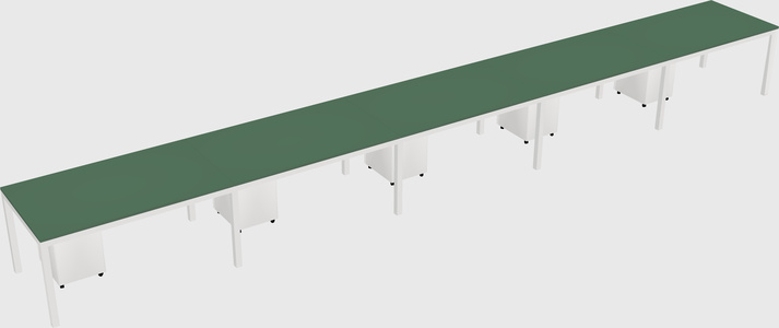 Rectangular desk
