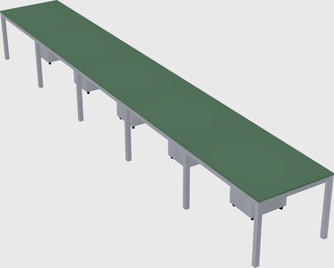 Rectangular desk
