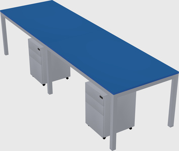 Rectangular desk