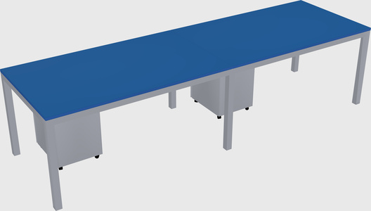 Rectangular desk