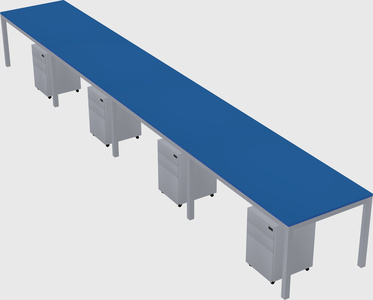 Rectangular desk