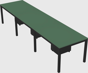 Rectangular desk