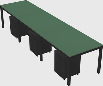 Rectangular desk