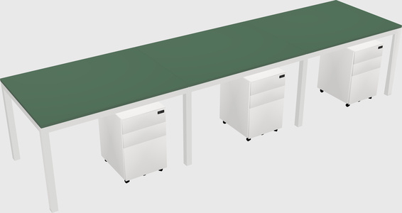 Rectangular desk