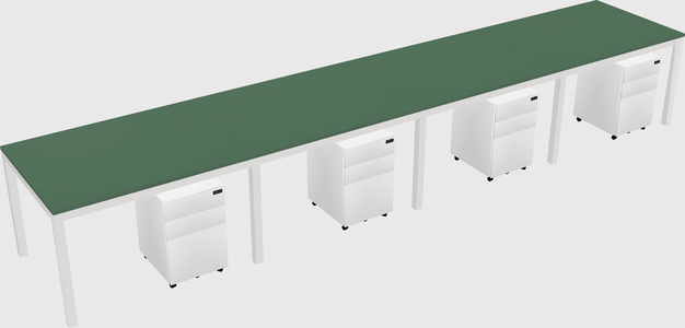 Rectangular desk