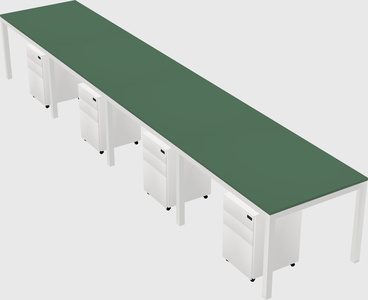 Rectangular desk