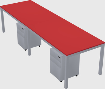 Rectangular desk