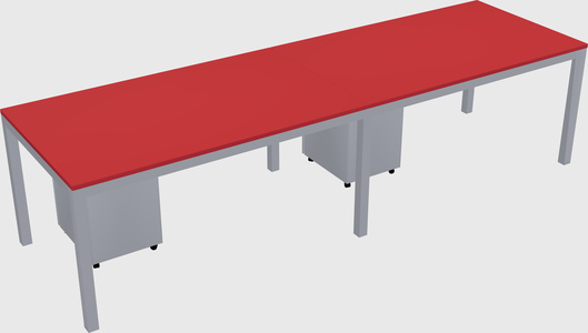 Rectangular desk