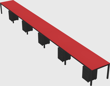 Rectangular desk