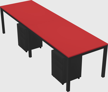 Rectangular desk