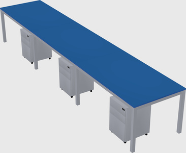 Rectangular desk
