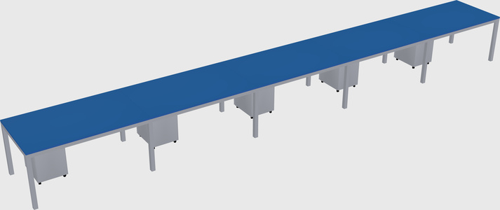 Rectangular desk