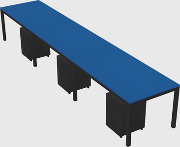 Rectangular desk