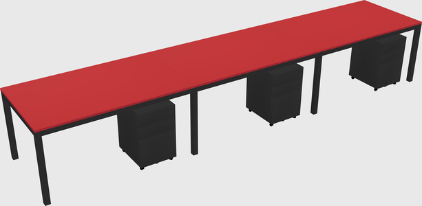 Rectangular desk